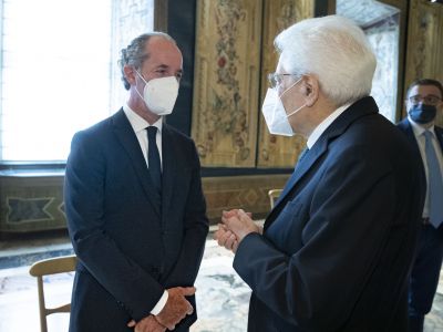 40°Regioni: I Presidenti delle Regioni al Quirinale dal Presidente Mattarella - (F.te Quirinale) - 24.06.2021